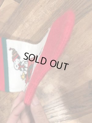 70〜80’sのクリスマスのスヌーピーのヴィンテージのソックス