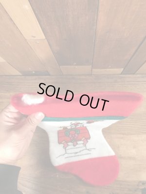 70〜80’sのクリスマスのスヌーピーのヴィンテージのソックス