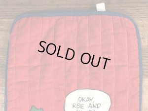 70〜80年代頃のスヌーピーとウッドストックのビンテージのクッションカバー