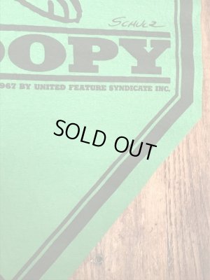 70’sのスヌーピーのヴィンテージのタペストリー