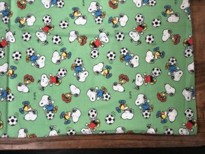 90年代頃のスヌーピーのビンテージのピローケース