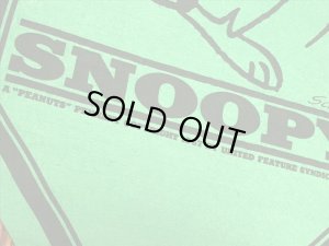 70年代頃のスヌーピーのビンテージのフェルトバナー