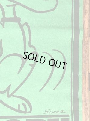 70’sのスヌーピーのヴィンテージのタペストリー