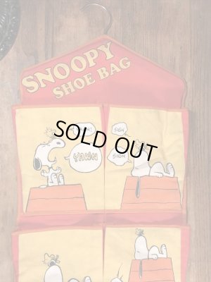 70年代頃のスヌーピーのビンテージのシューバッグ