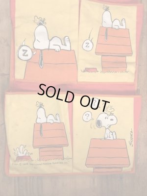 70’sのスヌーピーのヴィンテージのウォールポケット