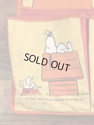 70’sのスヌーピーのヴィンテージのウォールポケット