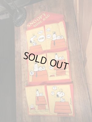 70年代頃のスヌーピーのビンテージのシューバッグ