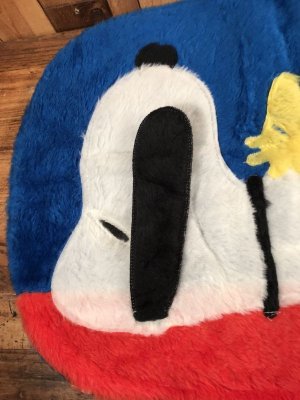 70年代頃のスヌーピーとウッドストックのビンテージのクッションケース