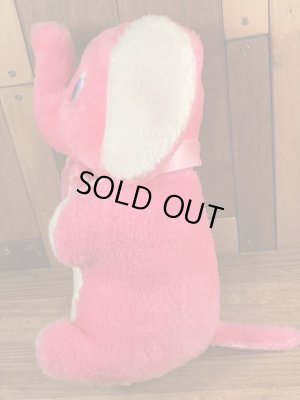 80’sの象のヴィンテージのぬいぐるみ