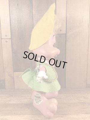 70年代頃のロイデス社製のウサギのビンテージのコインバンクドール