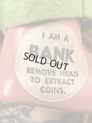 70年代頃のうさぎのビンテージの貯金箱ドール