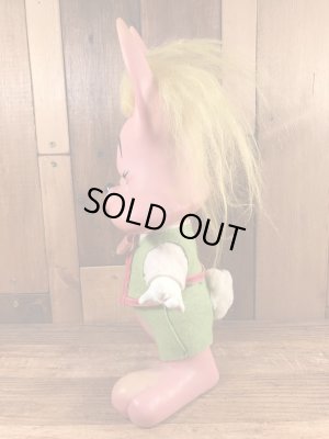 70’sのロイデス社製のうさぎのヴィンテージのコインバンクフィギュア