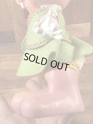 70’sのロイデス社製のウサギのヴィンテージの貯金箱フィギュア