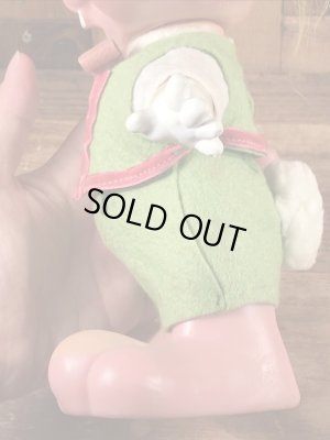 70’sのロイデス社製のうさぎのヴィンテージのコインバンクフィギュア