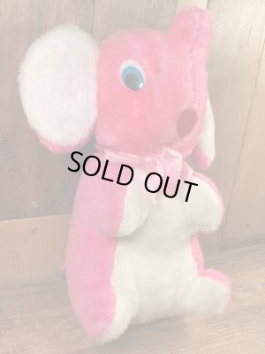 80年代頃のゾウのビンテージのプラッシュドール