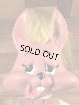 70年代頃のうさぎのビンテージの貯金箱ドール