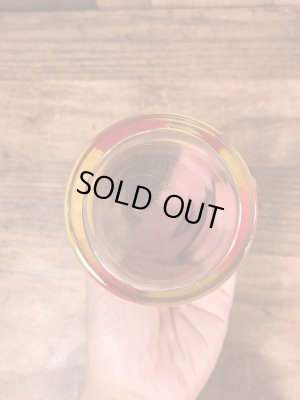 70’sのスマイルフェイスのヴィンテージのガラスコップ