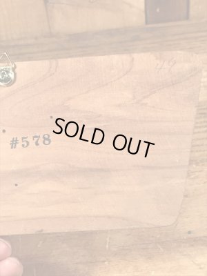 60年代頃のメッセージが書かれたビンテージの壁掛けウッドサイン