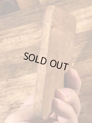 60年代頃のメッセージが描かれたビンテージの壁掛けウッドサイン