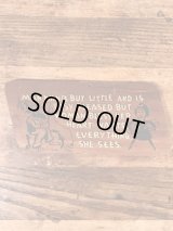 “Man Wants But Little...” Wood Sign　メッセージ　ビンテージ　壁掛け　サインボード　60年代