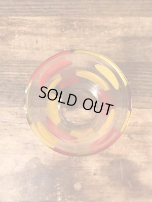 70年代頃のスマイルフェイスのビンテージのグラスコップ