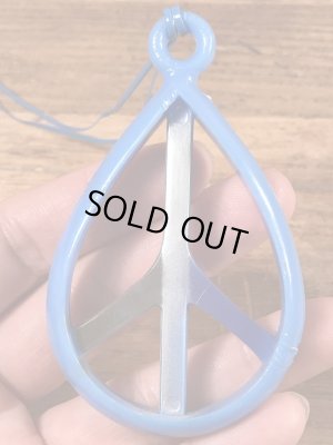 70’sのピースサインのヴィンテージのネックレス