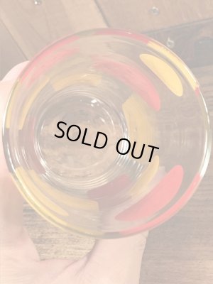 70年代頃のスマイルフェイスのビンテージのグラスコップ