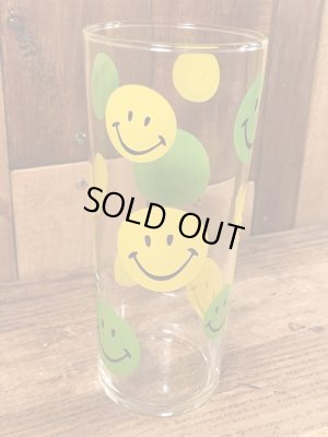 画像3: Smile Face “1 Shit” Glass スマイルフェイス ビンテージ グラスコップ 70年代