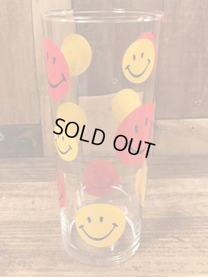 70’sのスマイルのヴィンテージのグラスタンブラー