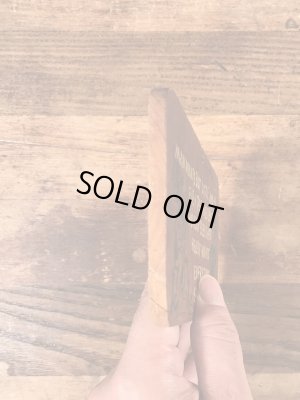 60年代頃のメッセージが描かれたビンテージの壁掛けウッドサイン