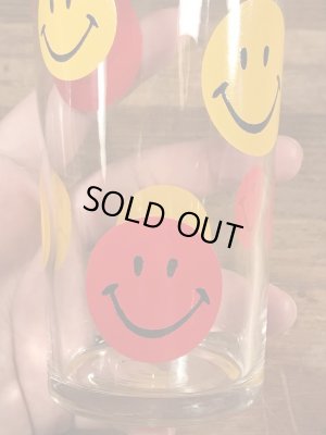 70’sのスマイルのヴィンテージのグラスタンブラー