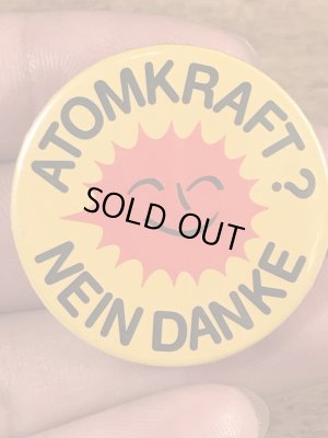 80年代頃〜のスマイルのビンテージの缶バッジ