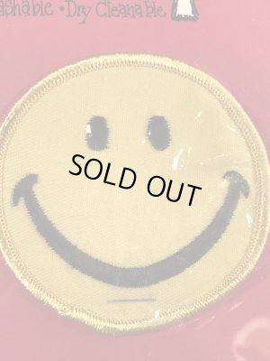 70年代頃のスマイルフェイスのビンテージのワッペン