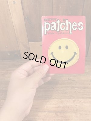 70年代頃のスマイルフェイスのビンテージのワッペン