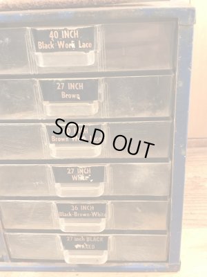 〜60’sのシューレースのヴィンテージの店頭用ディスプレイケース