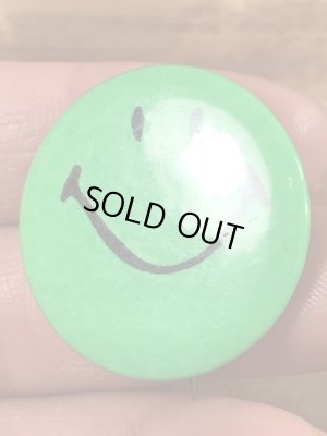 70’sのスマイルのヴィンテージの缶バッチ