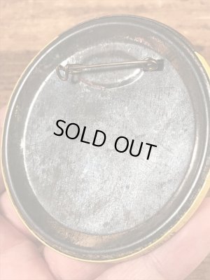 70〜80年代頃のスマイルフェイスのビンテージの缶バッジ