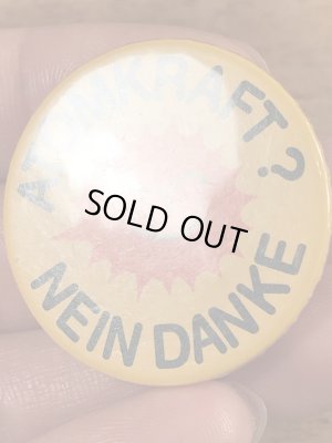 80’sの太陽のスマイルのヴィンテージの缶バッチ