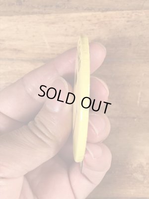 70年代頃のスマイルフェイスのビンテージの缶バッジ