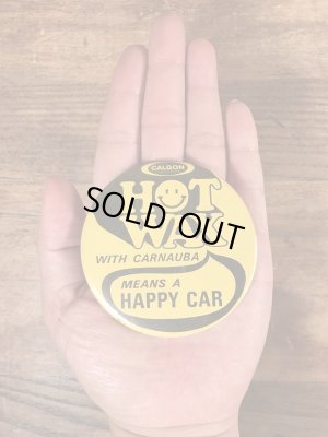 70〜80年代頃のスマイルフェイスのビンテージの缶バッジ