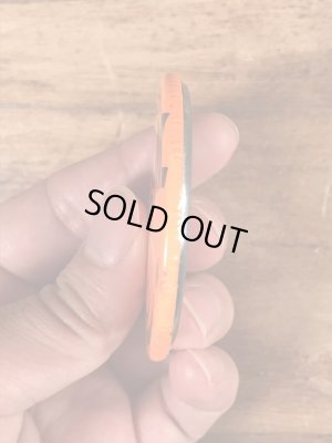 70年代頃のスマイルフェイスのビンテージの缶バッチ