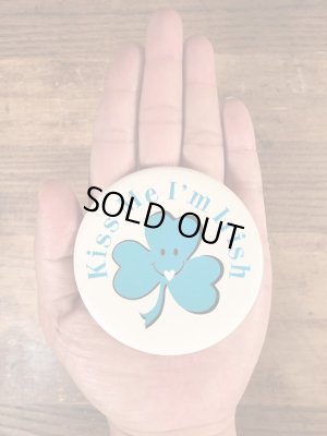 80年代頃のスマイルフェイスのビンテージの缶バッジ