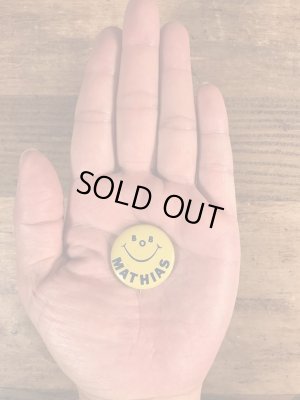 70年代頃〜のスマイルのビンテージの缶バッジ