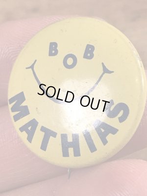 70’s〜のスマイルフェイスのヴィンテージの缶バッチ