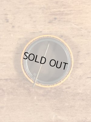 70’sのスマイルフェイスのヴィンテージの缶バッジ