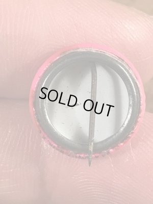 70’sのスマイルフェイスのヴィンテージの缶バッチ