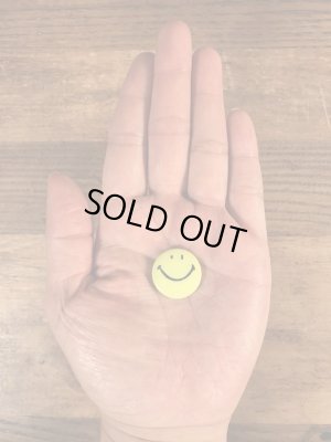 70年代頃のスマイルのビンテージの缶バッジ