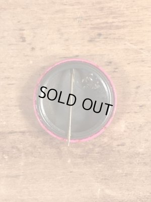 70’sのスマイルフェイスのヴィンテージの缶バッジ