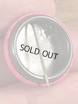 70’sのスマイルフェイスのヴィンテージの缶バッジ