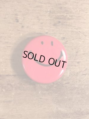 70年代頃のスマイルのビンテージの缶バッチ